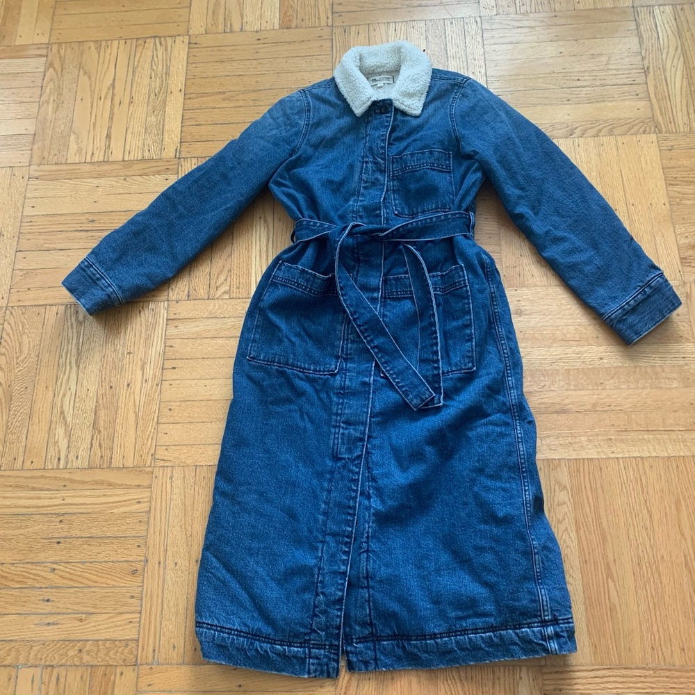 Madewell Sherpa Duster Jacket